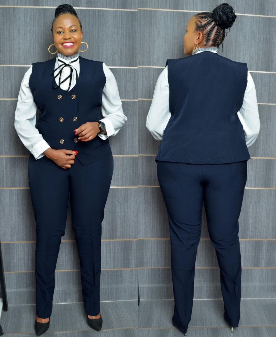 First class  official three piece  trouser suits