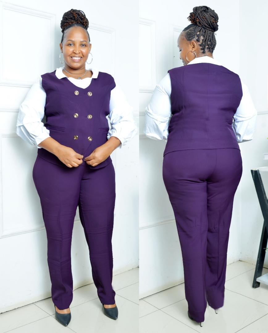First class  official three piece  trouser suits