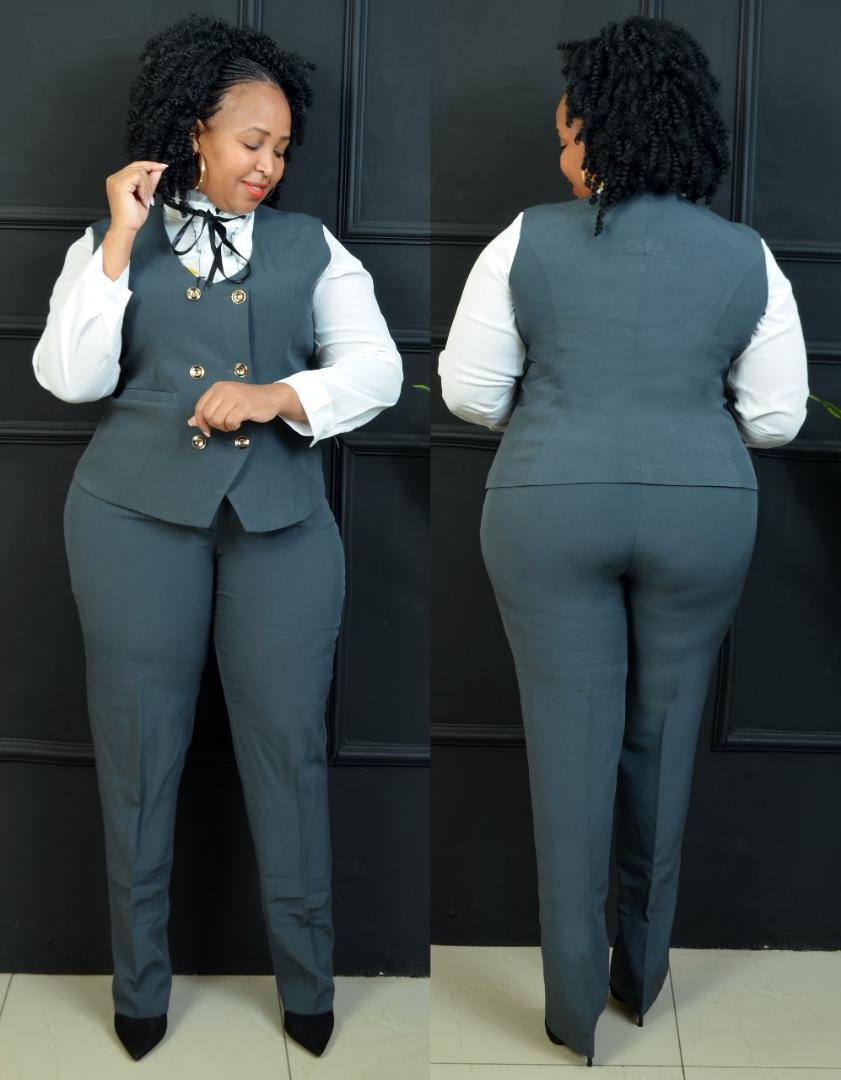 First class  official three piece  trouser suits