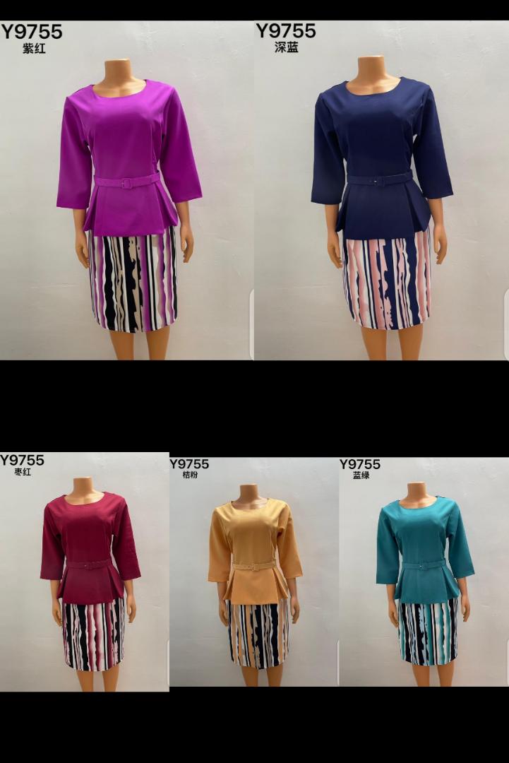 Quality ladies official peplum dress