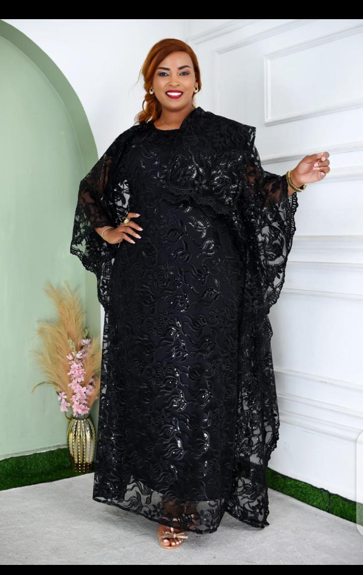 Restocked due to high demand...
Fast selling.....💯
Stunning & Elegant latest floral heavy lace maxi dresses....💃
Quality top-notch has a quality inner full lining 👌
Free size (one size fits all,*44