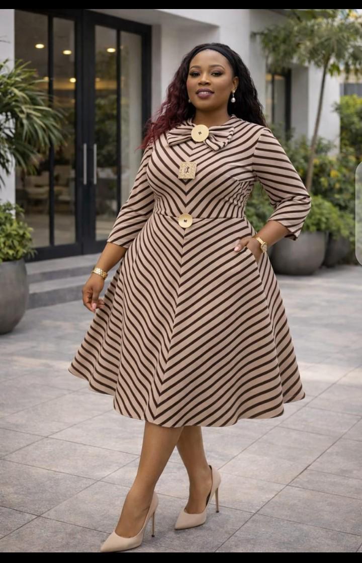 Good evening my lovely customers 
See what we have stocked 
So cute so lovely skater dresses 
A dress that will suit all body shapes 
Size 44 46 48 50 52 and 54 
Price 2800
Available in several pretty