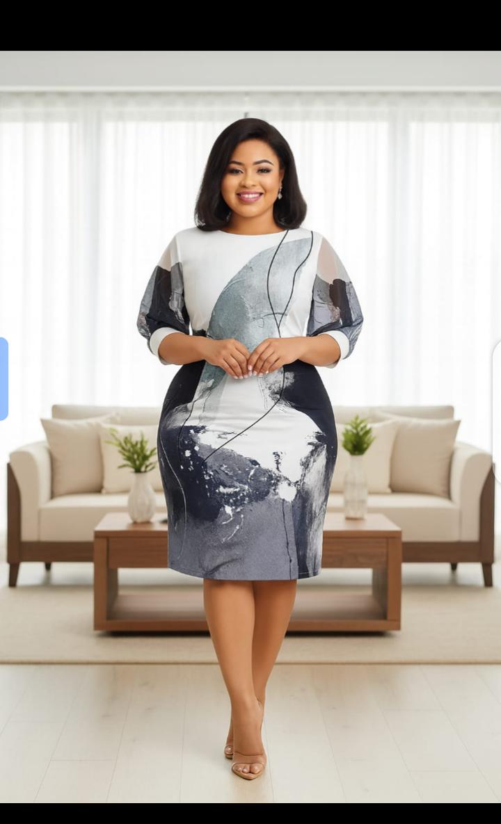 🎀 NEW NEW NEW ‼️
❤️❤️This is not just a dress but a whole mood
🌼 Pretty straight dresses 
🌼sizes:44 to 52
🌼 Perfect office and casual wear 
Price 2700