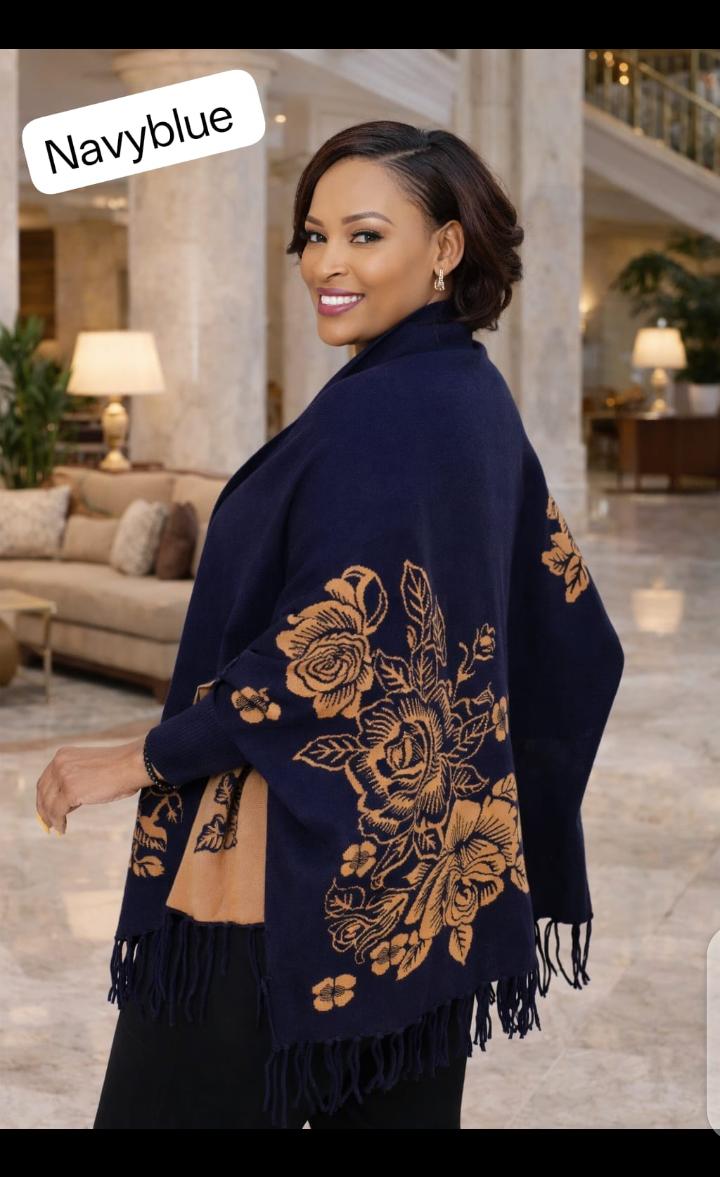 *NEW ARRIVAL ALERT* 🔥 
Elegant Poncho Shawls with sleeves just landed.
Warm, classy and perfect for layering in style 💃
Soft fabric with beautiful floral designs 
Comfortable & stylish
 Perfect for