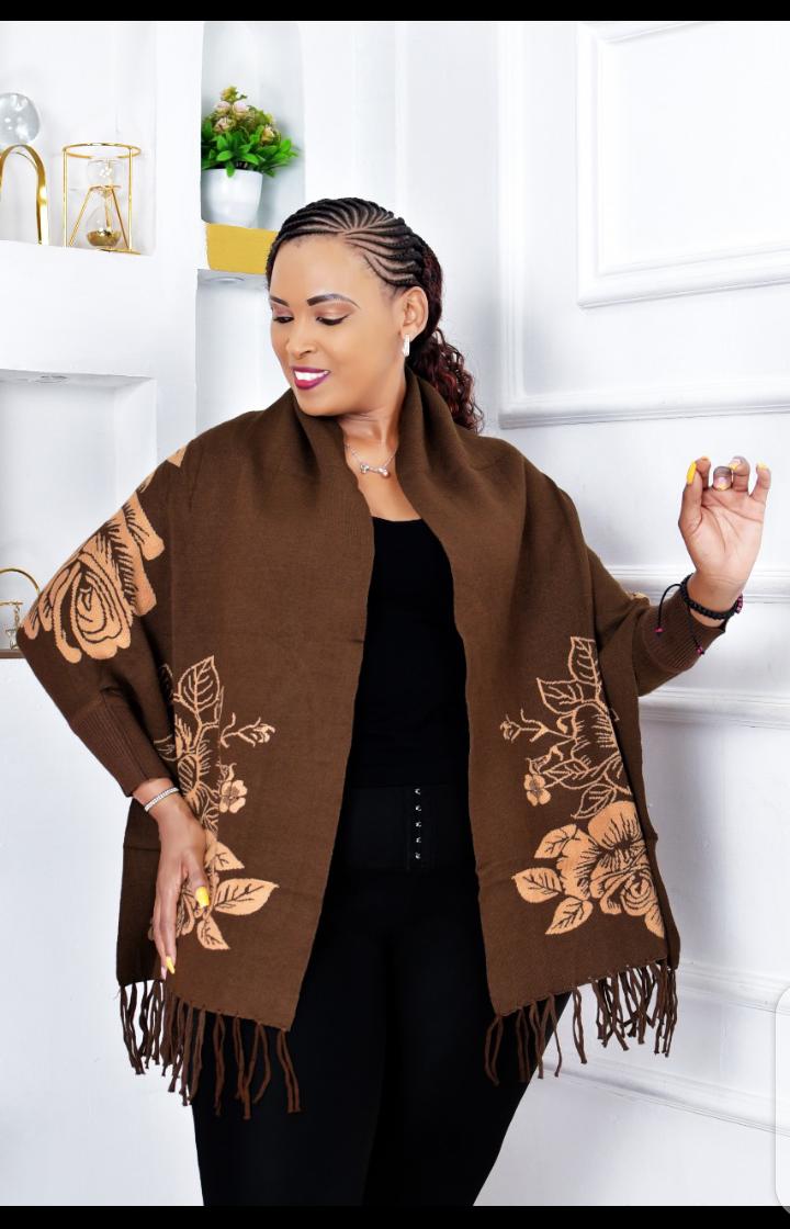 *NEW ARRIVAL ALERT* 🔥 
Elegant Poncho Shawls with sleeves just landed.
Warm, classy and perfect for layering in style 💃
Soft fabric with beautiful floral designs 
Comfortable & stylish
 Perfect for