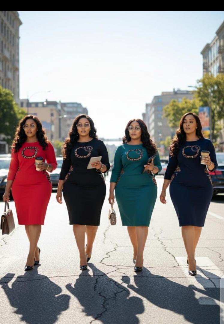 Step out in style with our quality official dresses 👗✨
Perfect for work, meetings, and classy occasions 💼💃
Sizes 44-52 
Price @ 2900