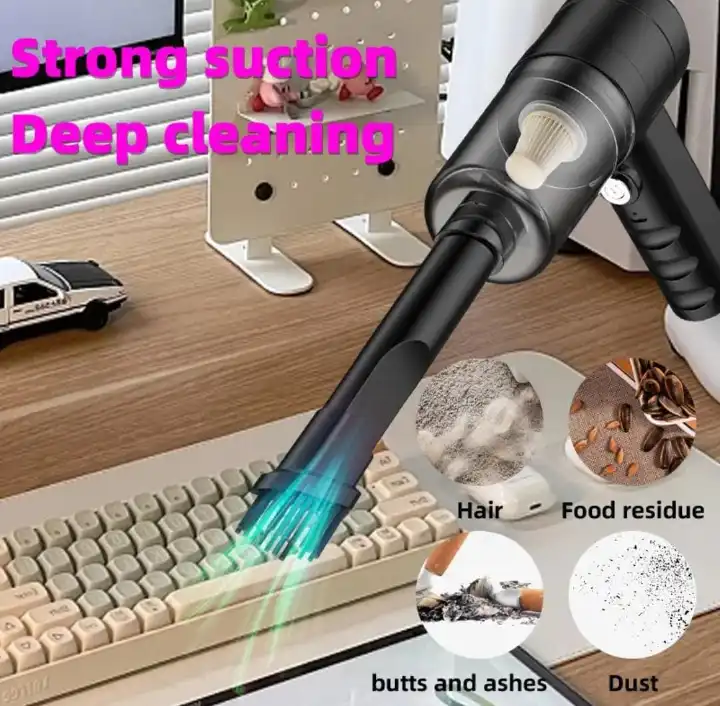 3in1 Rechargeable Portable car Vacuum Cleaner
Portable handled Auto mini Vacuum Cleaner Robot .
Usage: car, house, office 
🏷️ powerful car  interior Cleaning