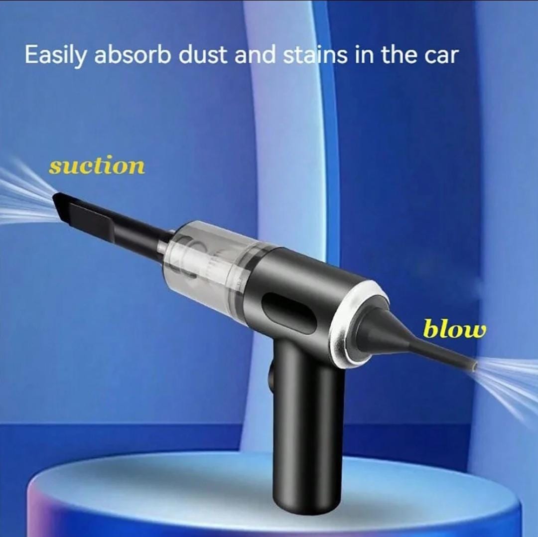 3in1 Rechargeable Portable car Vacuum Cleaner
Portable handled Auto mini Vacuum Cleaner Robot .
Usage: car, house, office 
🏷️ powerful car  interior Cleaning