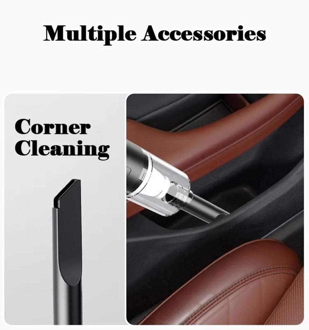 3in1 Rechargeable Portable car Vacuum Cleaner
Portable handled Auto mini Vacuum Cleaner Robot .
Usage: car, house, office 
🏷️ powerful car  interior Cleaning