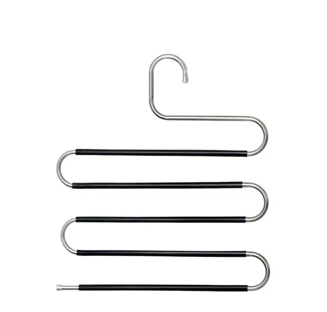 S shaped ( trouser hangers ) Stainless Steel Clothes Hanger Organizer