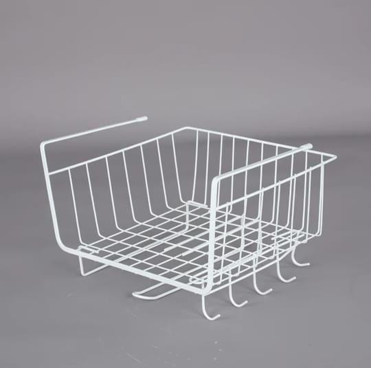 4in1 Under Cabinet Closet Kitchen Cupboard Basket Rack Shelf Bearing Partition Hanger For Home Storage Organizer