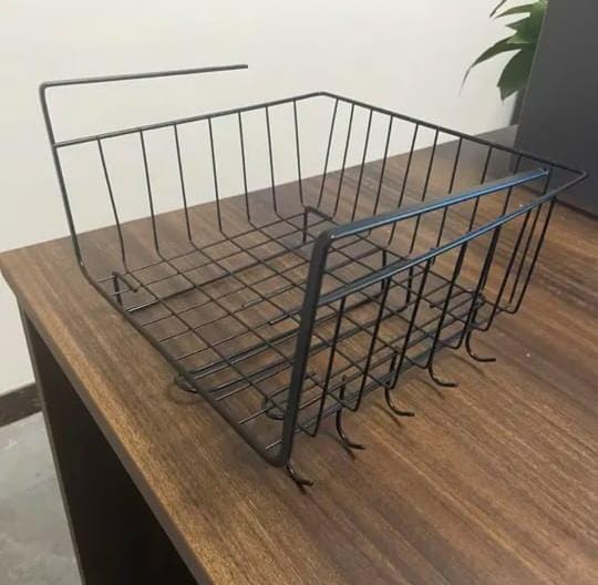 4in1 Under Cabinet Closet Kitchen Cupboard Basket Rack Shelf Bearing Partition Hanger For Home Storage Organizer