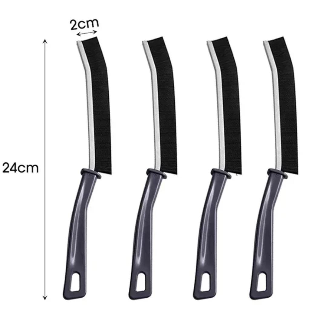 2 pcs Crevice Cleaning Brush, Hard-Bristled Cleaning Brush Tool, for Kitchen Surfaces, Window Slots Dead Corners, Tiles & Faucetsr, Bathroom Gap