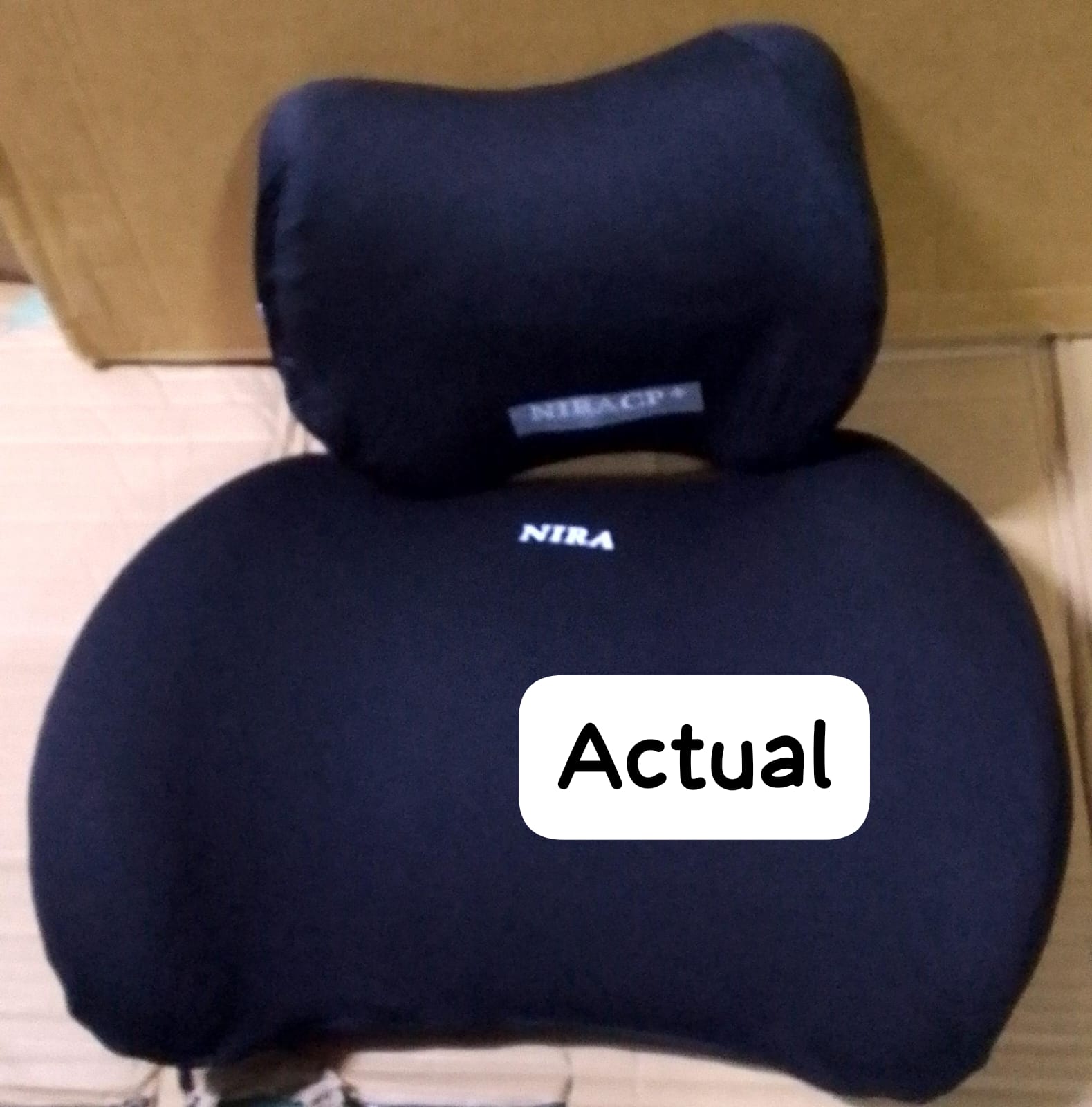 Car Headrest and Lumbar Support Cover, Memory Foam Neck & Waist Protection Set, All-Season Car Cushion, Breathable Pressure-Relief Seat Back Cushion, Adjustable Vehicle Pillow