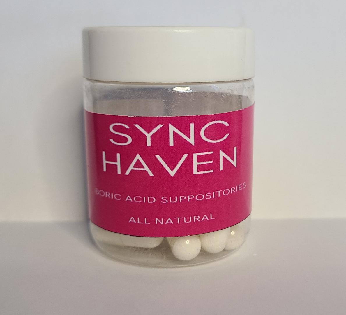 Sync haven boric acid suppositories