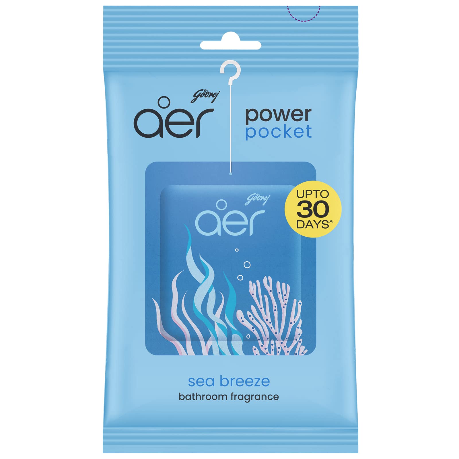 Godrej Aer Power Pocket Bathroom Fragrance - Sea Breeze