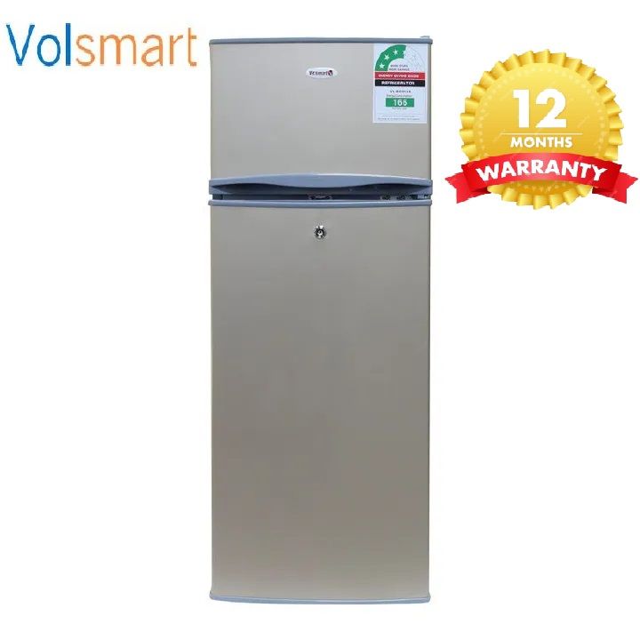 Volsmart 118L Fridge Freezer VL-BCD118 Energy Saving Double Doors Refrigerator  118L fridge double door Direct Cool fridge Refrigerator fridges and freezers