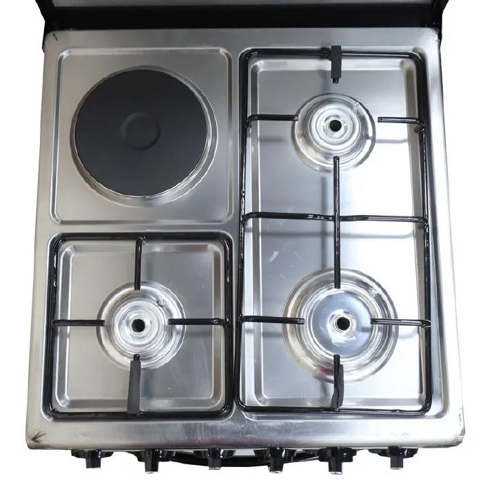【Special Offer】gas cooker Volsmart 4 Burners VGS-581 Free Standing Gas Cooker Cooking Range with 60L Oven 3 Gas + 1 Electric  With Electric Oven Cooker