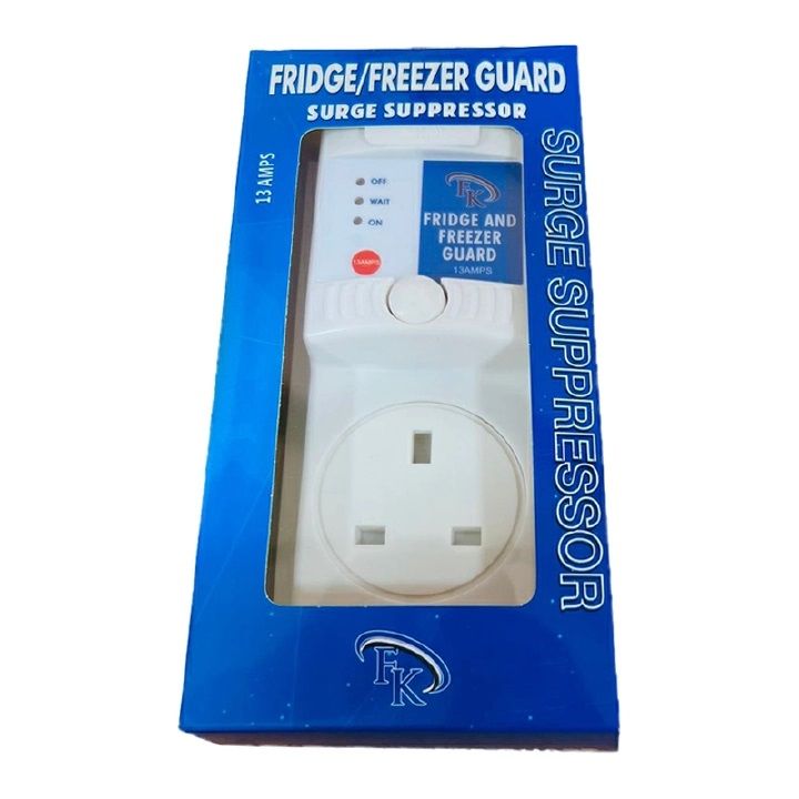 【HOT】TV Guard/DVD Guard - White Fridge Guard FK 13A Fridge Guard Electronics Blue Low Voltage Stabilizer Default Surge Protector Voltage Protector for Home Appliances High