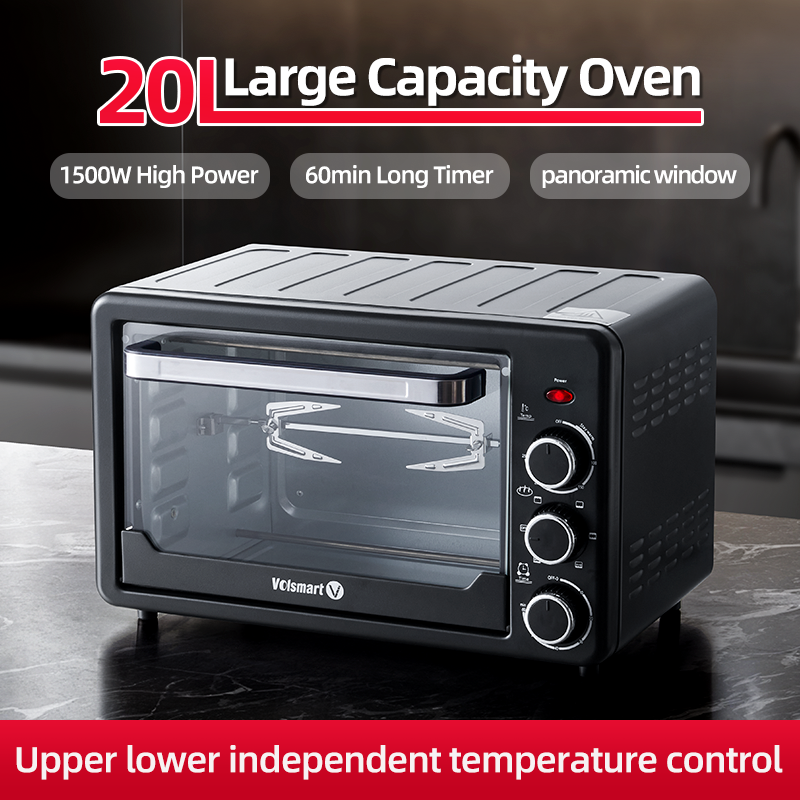 【New Year Sale】VOLSMART Oven 20L Electric Rotisserie Oven Electric Oven VL-OV0200 oven 20ltrs