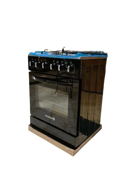 【hot】 Volsmart VGS-681 Gas Cooker 4 Burners Free Standing Gas Cooker Cooking Range with 80L Oven Electric 3 Gas + 1 Electric Plate, Free Standing Gas Cooker with Electric Oven 60*60