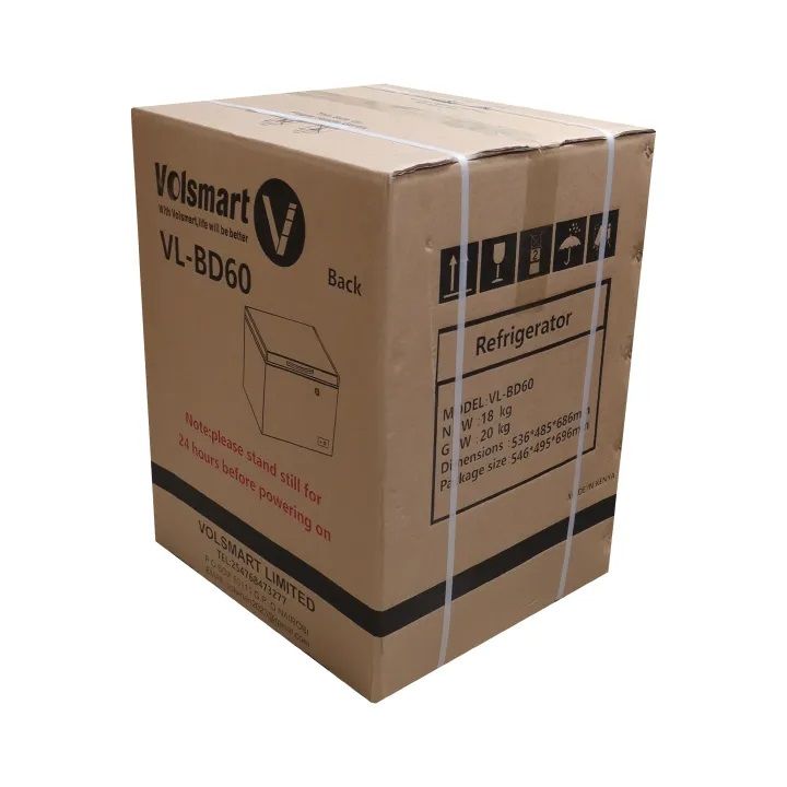 【Special Offer】Freezer fridge Volsmart 60L Vertical Chest Freezer VL-BD60 Single Flip Drain Freezer Energy-saving Freezer Fast Cooling Refrigeration Volsmart Freezer 60L