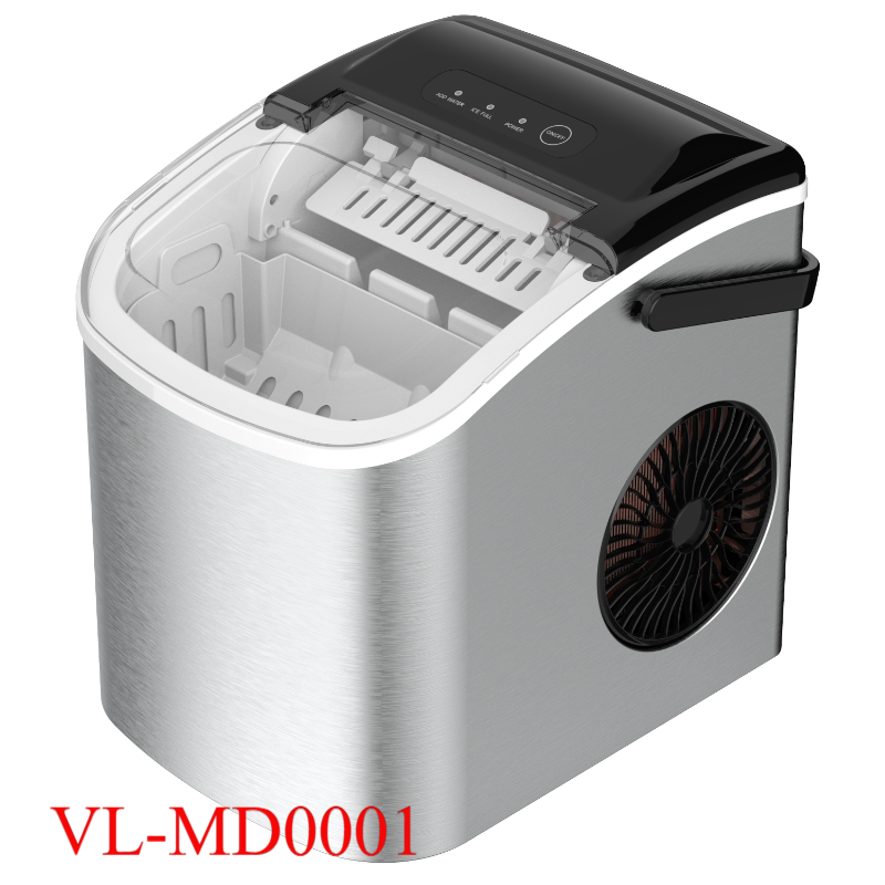 Volsmart ice maker Countertop 8-10KG/24h Mini Round Nugget Ice Making Machine Small Bullet Shape Icy Cube Maker Appliance  ice cube maker machine ice cube maker tray ice maker machine ice machine