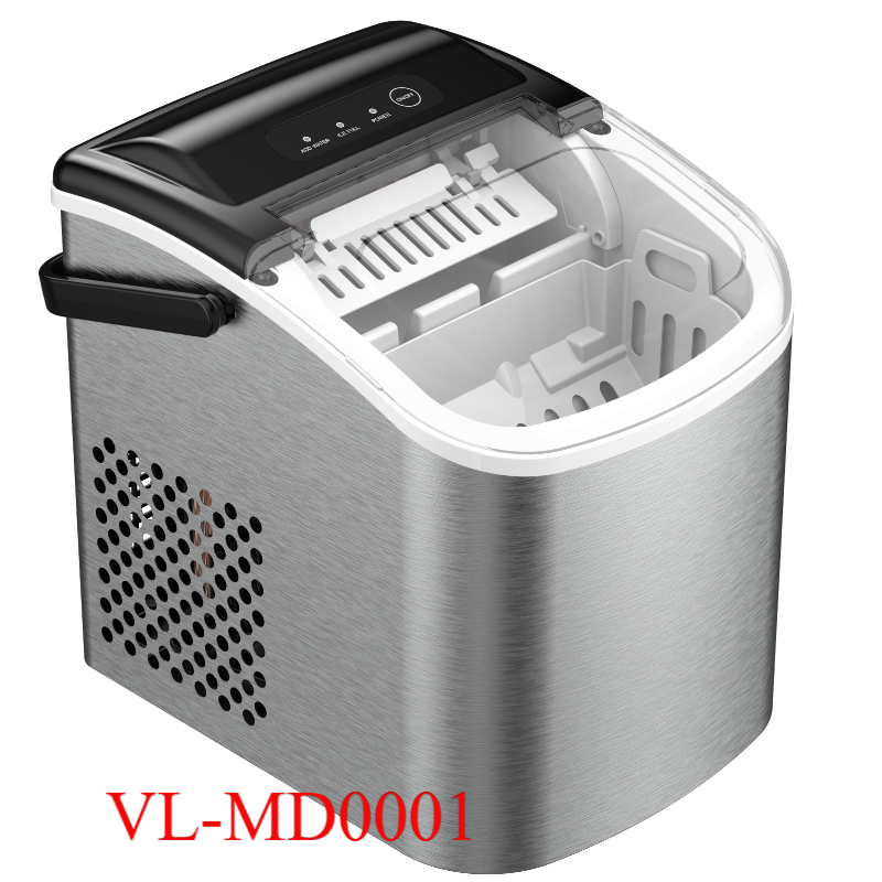 Volsmart ice maker Countertop 8-10KG/24h Mini Round Nugget Ice Making Machine Small Bullet Shape Icy Cube Maker Appliance  ice cube maker machine ice cube maker tray ice maker machine ice machine