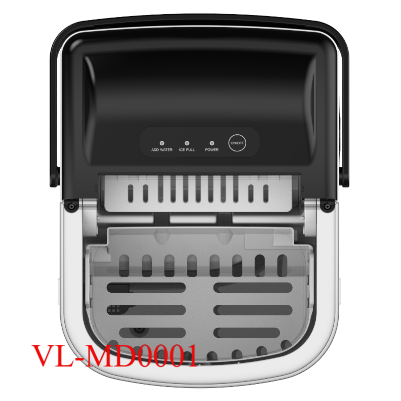 Volsmart ice maker Countertop 8-10KG/24h Mini Round Nugget Ice Making Machine Small Bullet Shape Icy Cube Maker Appliance  ice cube maker machine ice cube maker tray ice maker machine ice machine