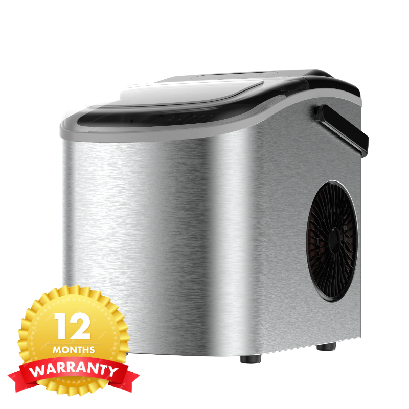 Volsmart ice maker Countertop 8-10KG/24h Mini Round Nugget Ice Making Machine Small Bullet Shape Icy Cube Maker Appliance  ice cube maker machine ice cube maker tray ice maker machine ice machine