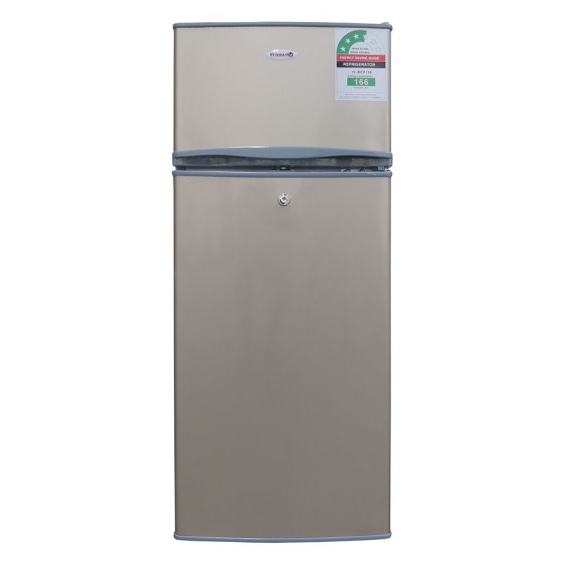 【HOT】Volsmart 118L Fridge Freezer VL-BCD118 Energy Saving Double Doors Refrigerator 118L fridge double door Direct Cool fridge Refrigerator fridges and freezers