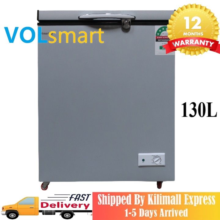 【Special Offer】Freezer Volsmart 130L Vertical Chest Freezer VL-BD130 Single Flip Drain Freezer Energy-saving Freezer Fast Cooling Refrigerator Freezer 130L freezer frozen freezer household freezer box