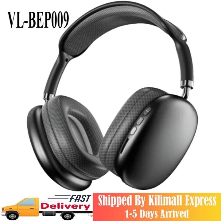 Volsmart VL-BEP009 Wireless Bluetooth 5.1 Wireless P9 Pro Max Bluetooth Headphones With Microphone Noise Canceling Earbuds Gaming Headset Stereo HiFi Earphones TFT Bluetooth earphone