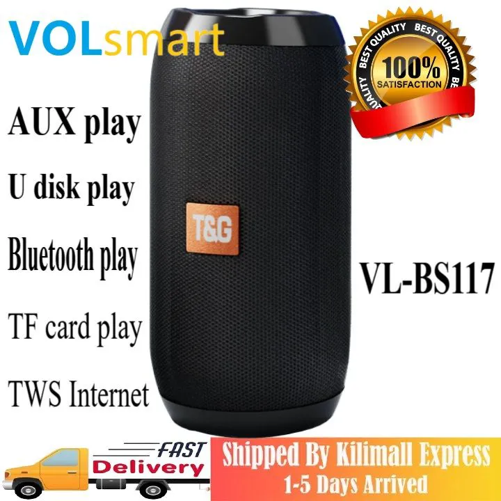 VL-BS117 Volsmart Bluetooth Speakers Wireless Bluetooth Speaker Subwoofer Large Volume Cool Dynamic Atmosphere Light 5.0 Portable Small Home Outdoor