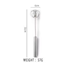 Volsmart Egg beater VL-MD003 Stainless steel semi-automatic egg beater, rotating cream egg mixer Whisk Egg Beater Cake Baking