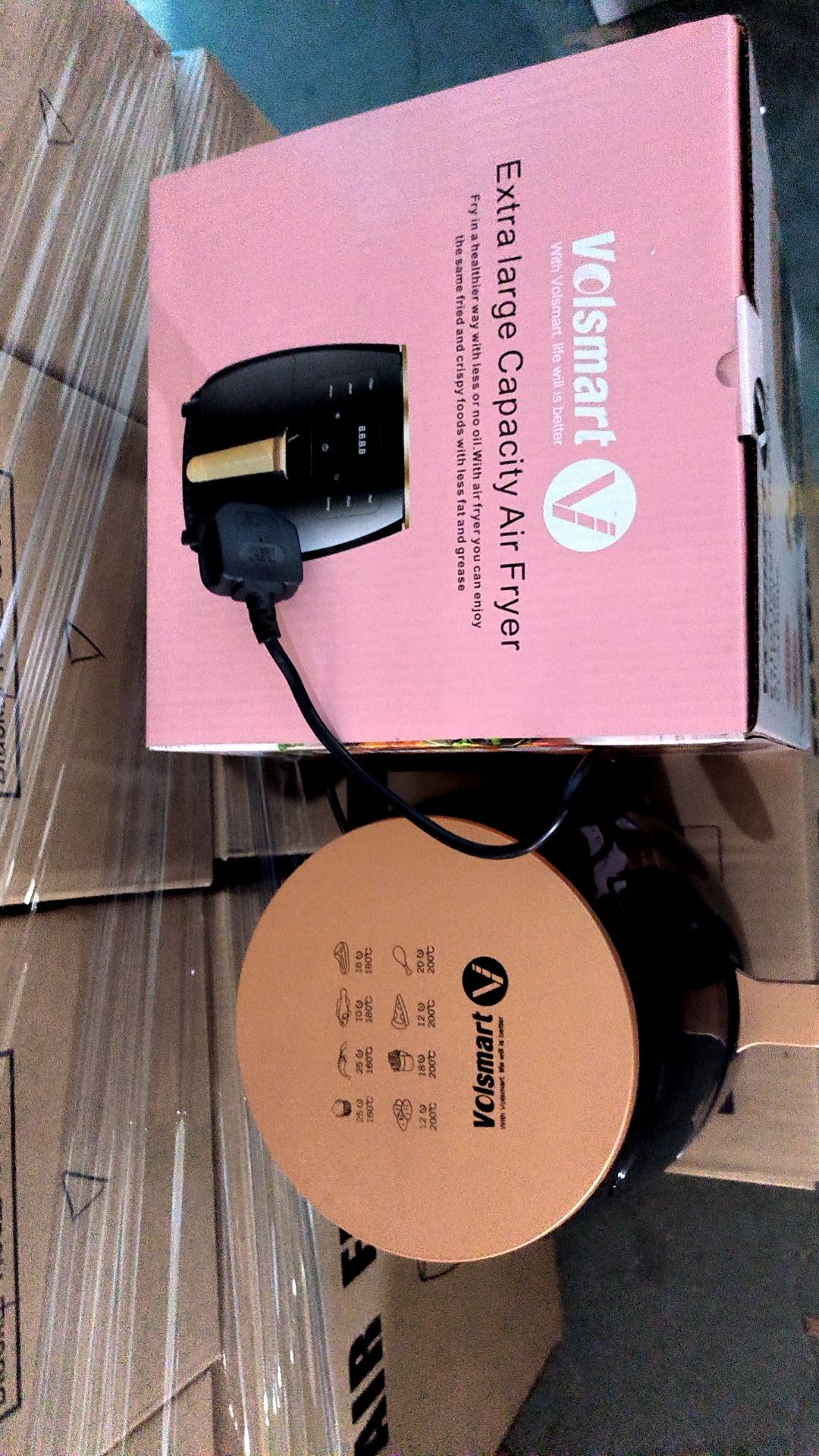 【Special Offer】VL-AF8006 Air Fryer Volsmart 6L Electric Air Fryer  Volsmart Air Fryer air fryer black 6Litre Digital Air Fryer for Healthier Meals