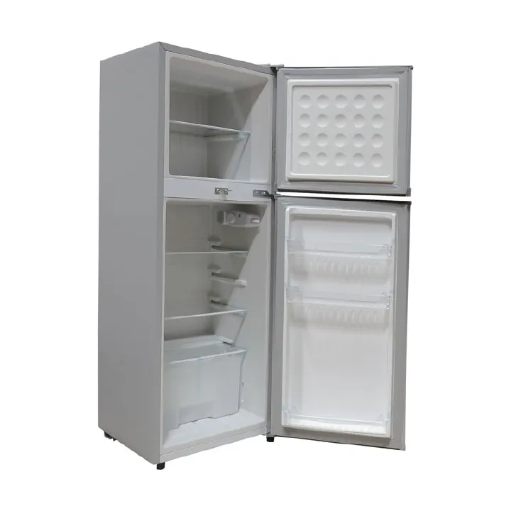 【hot】Volsmart 138L Double Doors Refrigerator Home Improvement Energy Saving Fridge with Lock and Keys Made with whisper-quiet technology: A silent refrigerator is a wonderful Fridge Freezer