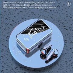 【HOT】VOLSMART VL-BES20 Wireless TWS Earphone Business Bluetooth Earpods Power Digital Display 5.1 Sports Hanging Ear Touch Earphone Waterproof  Earphone Wireless Bluetooth headset Bluetooth earbuds