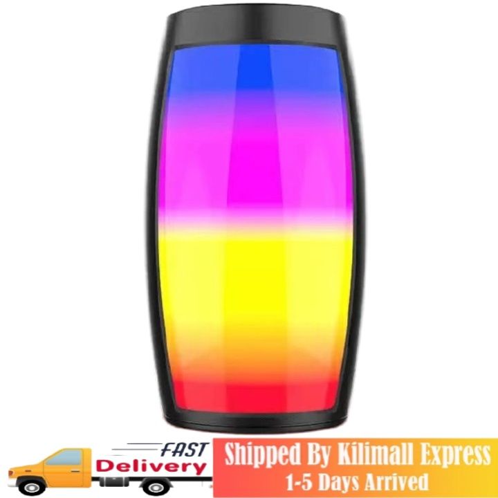 【HOT】VL-BS1202 Portable Colorful Lights Wireless Bluetooth Speaker AUX Audio TF Card USB Playback Portable Audio Video Portable Speakers Docks Bluetooth Speakers