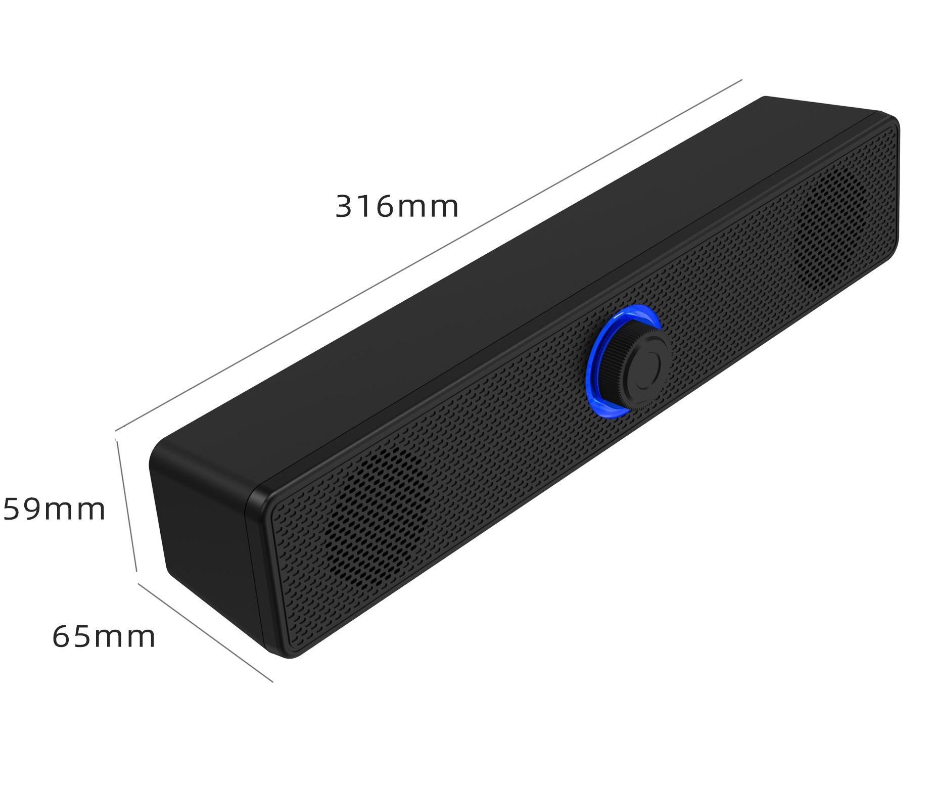 【HOT】VL-BS3511 Bluetooth Speaker Subwoofer Wired/Wireless Soundbar Portable Speaker Woofer for Phones TV Desktop Laptop Mic Aux TF