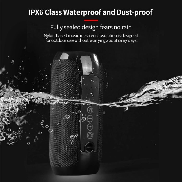 VL-BS117 VOLSMART store Bluetooth Accessories Waterproof Subwoofer Portable Bluetooth Wireless Speaker Surround Loudspeaker TF Card Sound Box TWS USB Flash Drive Wireless Speakers
