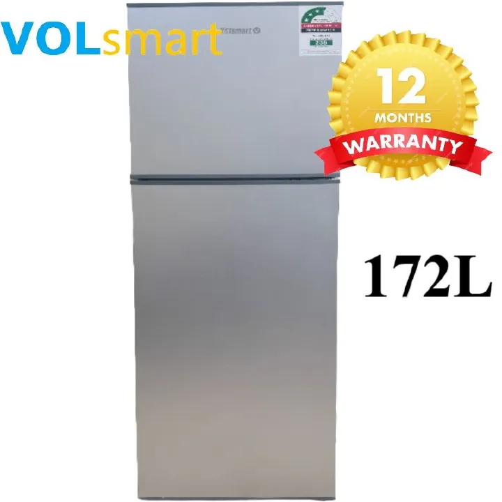 Volsmart 172L Fridge Freezer VL-BCD172 Energy Saving Double Doors Refrigerator 172L fridge double door Direct Cool fridge Refrigerator fridges and freezers fridge172ltrs fridge 172 fridge 172L