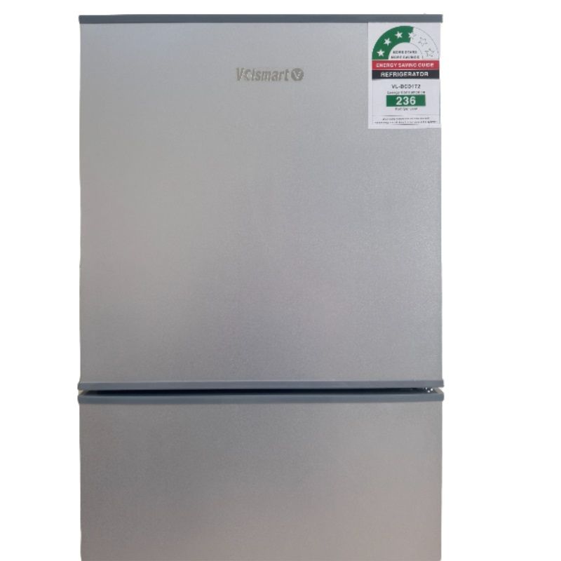 Volsmart 172L Fridge Freezer VL-BCD172 Energy Saving Double Doors Refrigerator 172L fridge double door Direct Cool fridge Refrigerator fridges and freezers fridge172ltrs fridge 172 fridge 172L