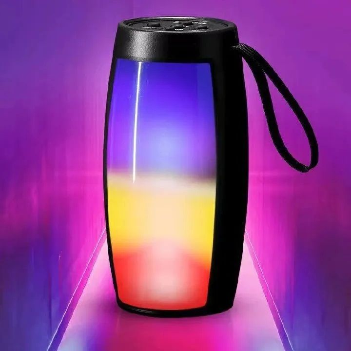 【HOT】VL-BS1202 Portable Colorful Lights Wireless Bluetooth Speaker AUX Audio TF Card USB Playback Portable Audio Video Portable Speakers Docks Bluetooth Speakers