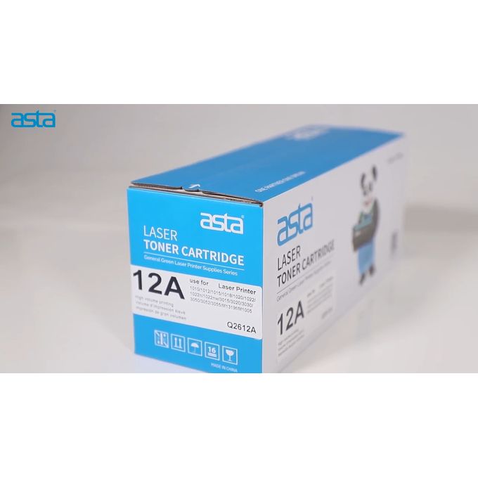 Asta 12A Compatible HP LaserJet Toner Cartridge(Q2612A)