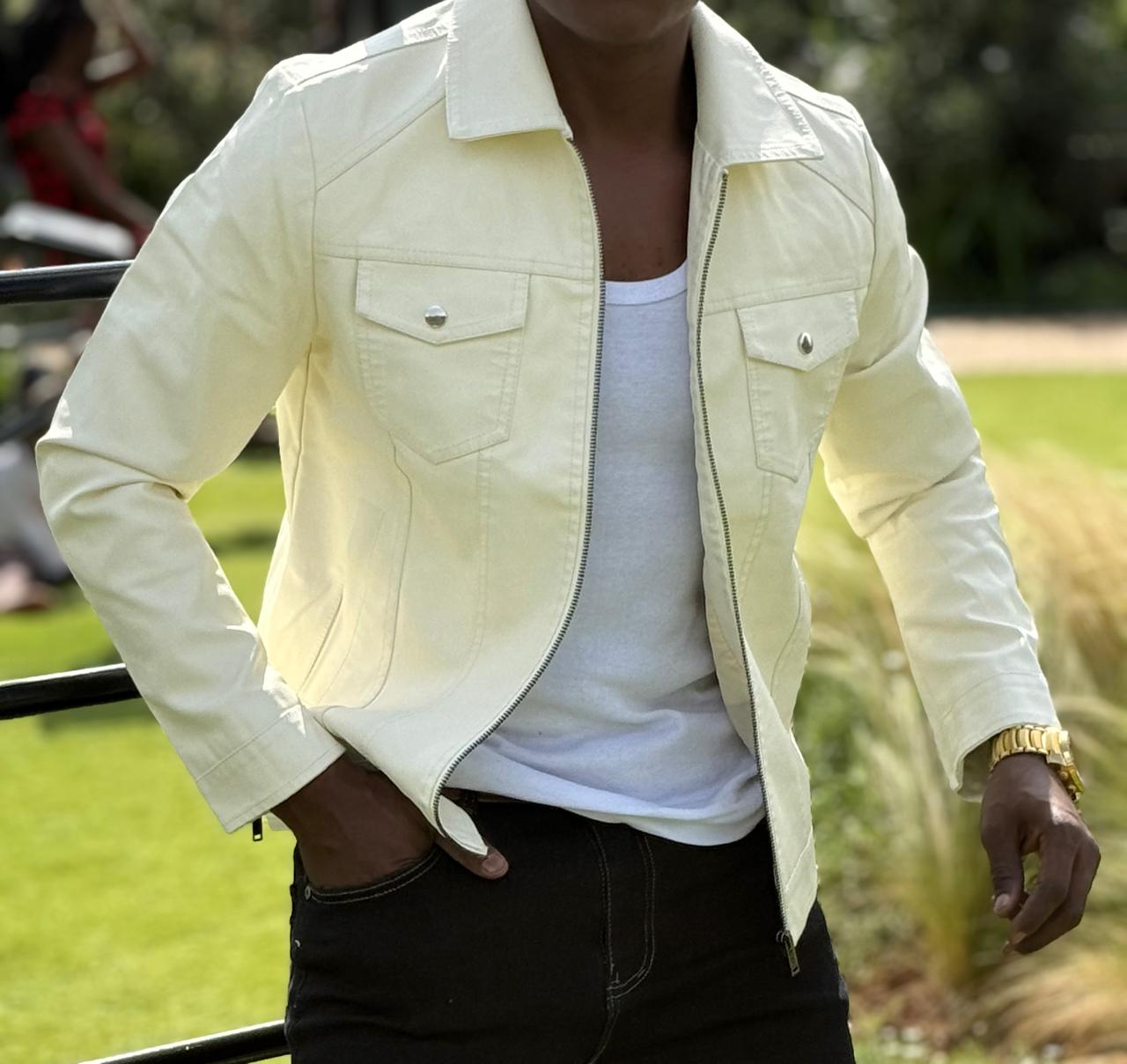 High Quality Casual Leather Jackets for Men Classic Fit Biker Style
