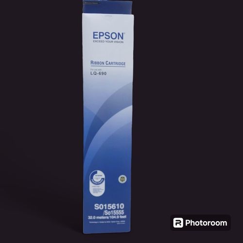 Epson Ribbon LQ690  SO15610 C13S015610 Product details
Cartridge designed for the  Epson LQ-690 Printers
Print Technology: Dot Matrix
Brand: Epson.