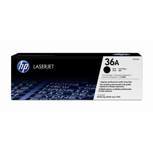 HP 36A HP36A 36A HP HP 36 A (CB436A) Black LaserJet Toner Cartridge compatible with the following models:
