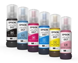 Epson 057 EPSON057 057 INK EPSON 057 Ink Bottle 6 Color Pack Set for L8050 L18050 Printer