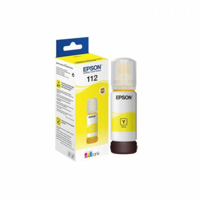 Epson 112 EcoTank Pigment Yellow,cyan,magenta,black ink bottle (C13T06C44A) epson 112 112epson ink